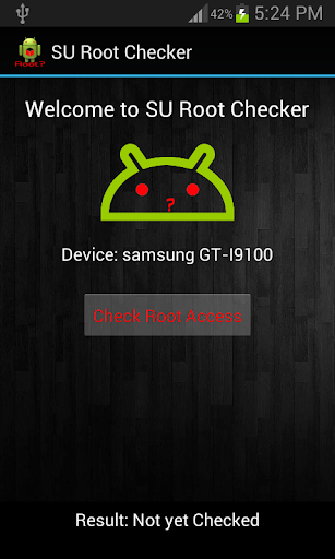 SU Root Checker - Image screenshot of android app