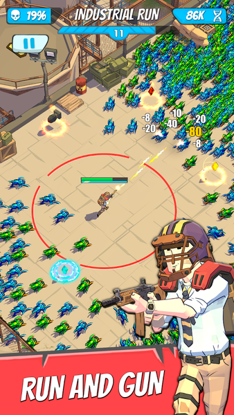 Last Hero: Shooter Apocalypse - Gameplay image of android game