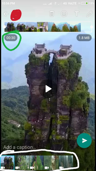 Video Splitter - For WhatsApp - Image screenshot of android app