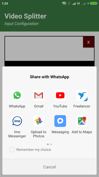 Video Splitter - For WhatsApp - Image screenshot of android app