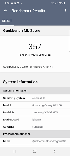 Geekbench AI - عکس برنامه موبایلی اندروید