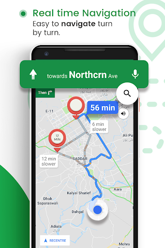 GPS Route Finder : Maps Navigation & Street View - عکس برنامه موبایلی اندروید
