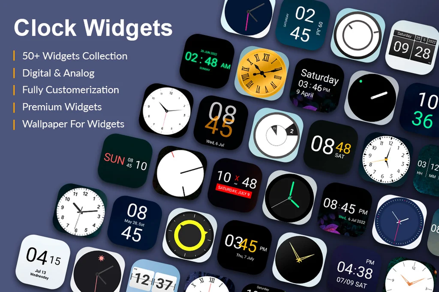 Clock Widget - Image screenshot of android app