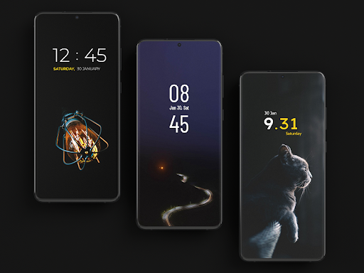Digital Clock Widget - عکس برنامه موبایلی اندروید