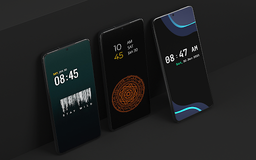 Digital Clock Widget - عکس برنامه موبایلی اندروید