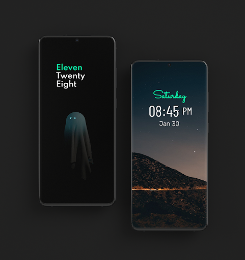 Digital Clock Widget - Image screenshot of android app