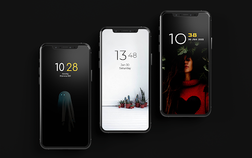 Digital Clock Widget - عکس برنامه موبایلی اندروید