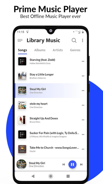 HQ Music Player - MP3 Player - Image screenshot of android app