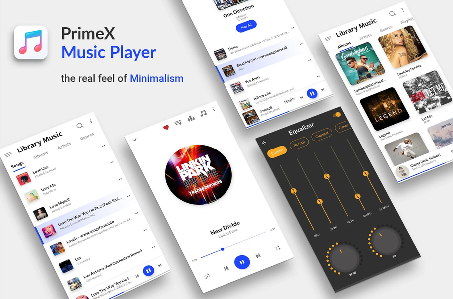 HQ Music Player - MP3 Player - عکس برنامه موبایلی اندروید