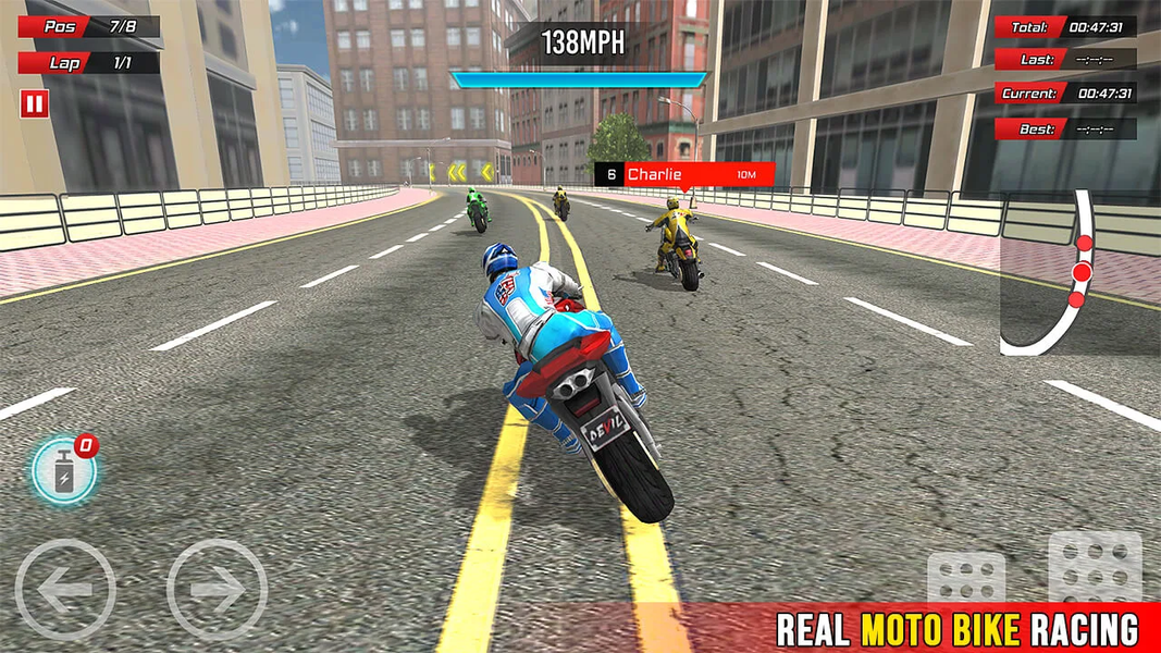 Moto Bike Racing Offline Game - عکس بازی موبایلی اندروید