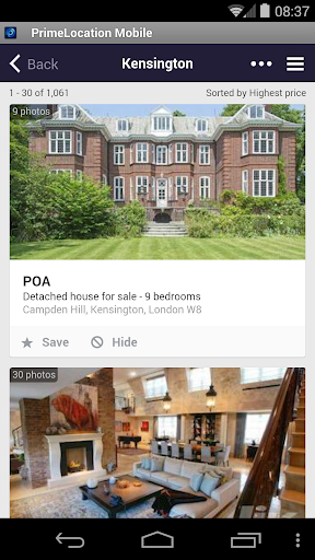 PrimeLocation Property Search: UK Houses and Flats - Image screenshot of android app