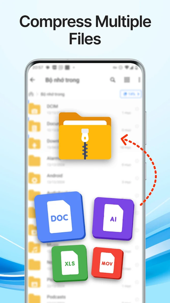 ZIP Extractor: ZIP RAR Opener - Image screenshot of android app