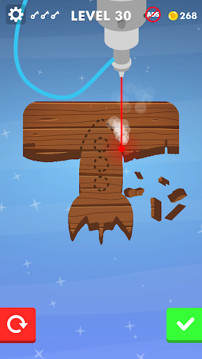 Laser Cutting - Precision Game - Gameplay image of android game