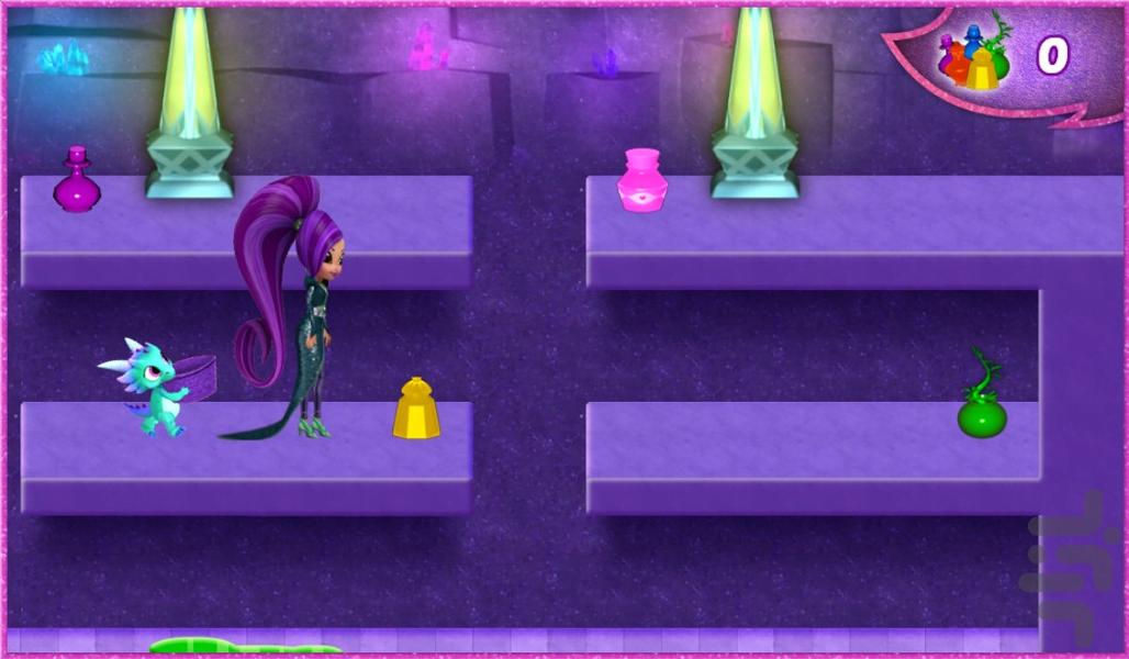 بازی پرنسس جادوگر - Gameplay image of android game