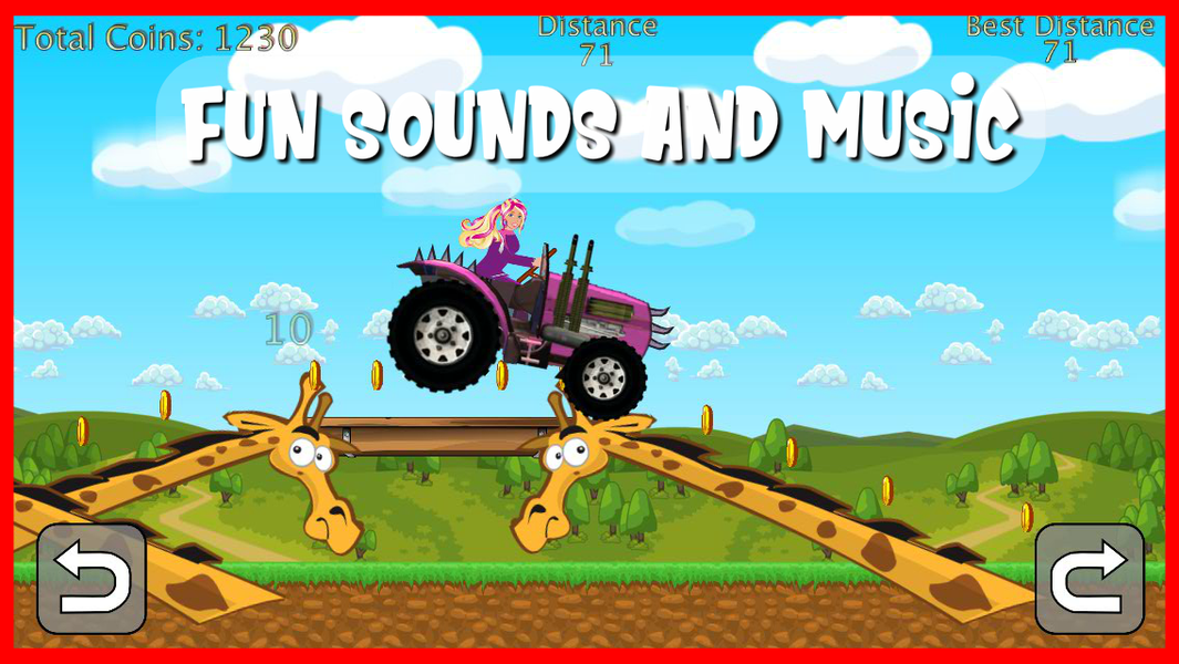 Hill Tractor Truck Racer Adven - Gameplay image of android game