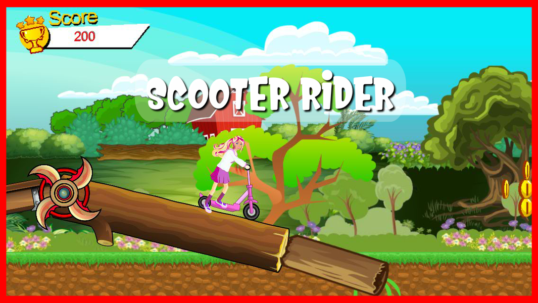 Jungle Scooter Drive - Gameplay image of android game