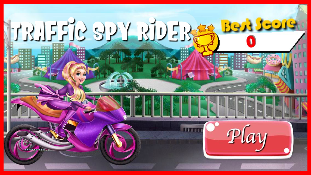Sophia Traffic Spy Rider - Gameplay image of android game
