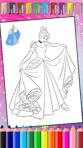 Princess Coloring Drawing Game - Image screenshot of android app