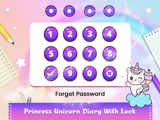 DIY Unicorn Girls Secret Diary - Image screenshot of android app