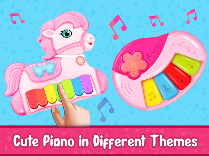 Baby Piano Kids Music Games - عکس بازی موبایلی اندروید