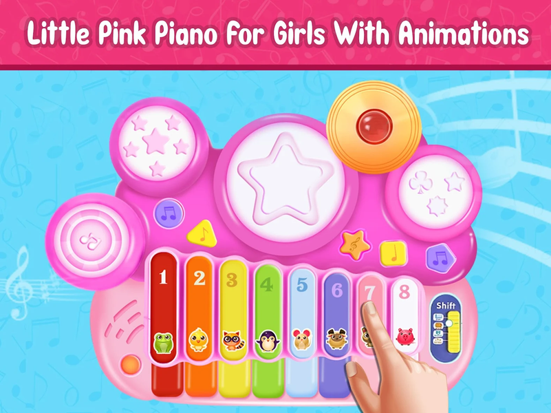 Kids Piano Songs Musical Games - عکس بازی موبایلی اندروید