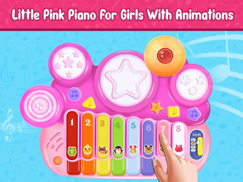 Baby Piano Kids Music Games - Gameplay image of android game