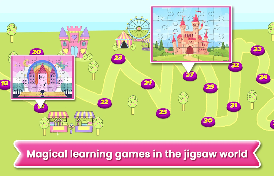 Cute Girl Puzzles - Mini Games - عکس بازی موبایلی اندروید