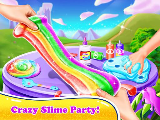 Giant Unicorn Slime Simulator-Rainbow Slime Games - Image screenshot of android app