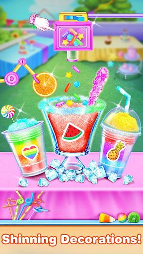 Ice Slush Maker - Slushy Ice Candy Rainbow Honey - Image screenshot of android app