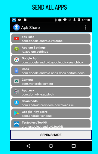 Apk Share / Bluetooth App Sender - Image screenshot of android app