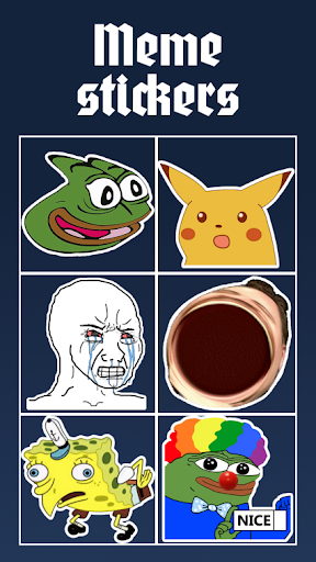 Wojak & Pepe Meme Stickers WAStickerApps - Image screenshot of android app