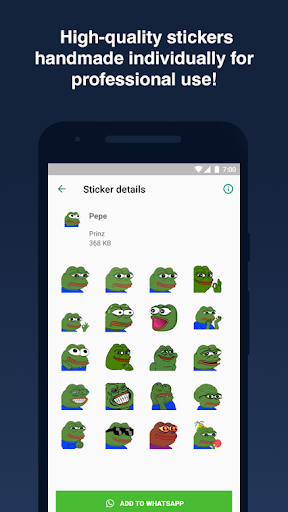 Wojak & Pepe Meme Stickers WAStickerApps - Image screenshot of android app