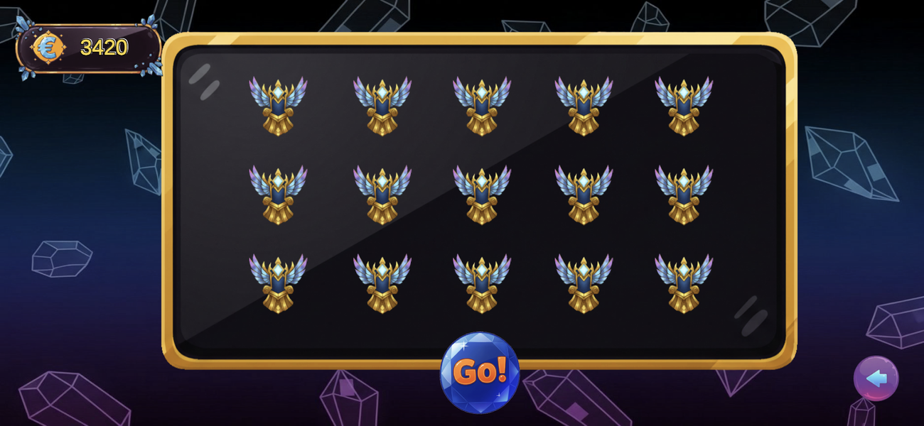 Crystal Ascend Slots - Gameplay image of android game