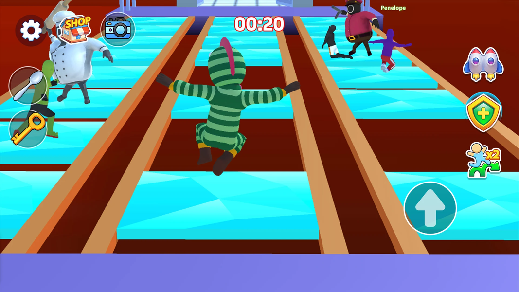 Prison breakout: Parkour Run - Gameplay image of android game
