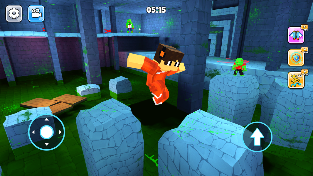 Obby Prison: Craft Escape - Gameplay image of android game