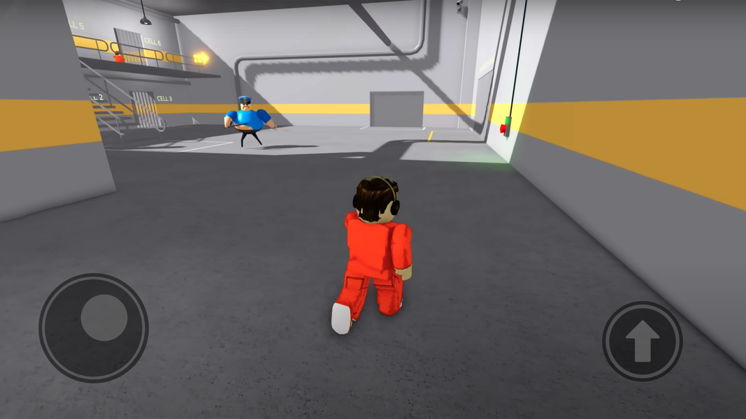 Barry s prison: obby jailbreak - Gameplay image of android game