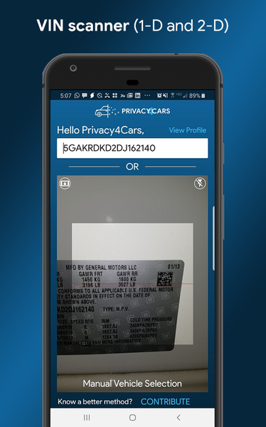 Privacy۴Cars: Vehicle Privacy - عکس برنامه موبایلی اندروید