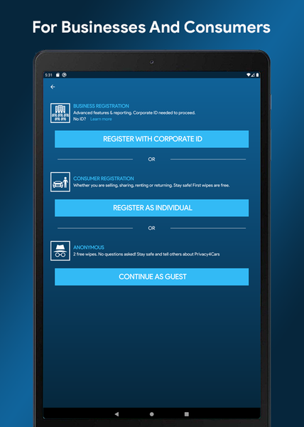 Privacy۴Cars: Vehicle Privacy - عکس برنامه موبایلی اندروید