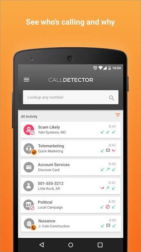 CallDetector - عکس برنامه موبایلی اندروید