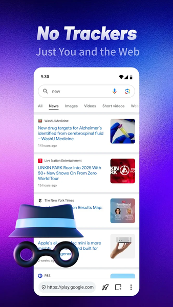 Personal Secured Browser - Image screenshot of android app