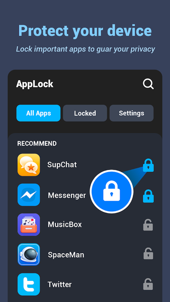 AppLock - Private Locker - عکس برنامه موبایلی اندروید