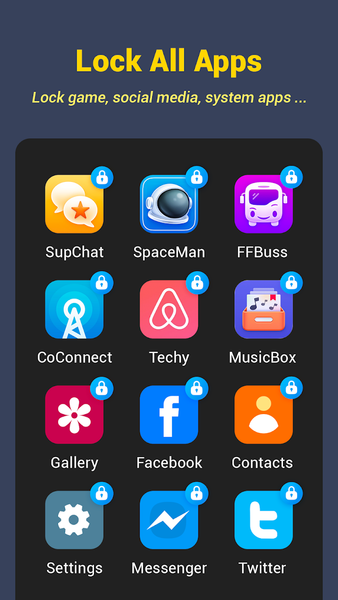 AppLock - Private Locker - عکس برنامه موبایلی اندروید