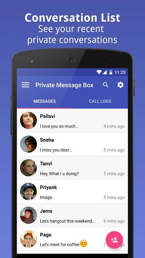Private Message Box : Hide SMS - Image screenshot of android app