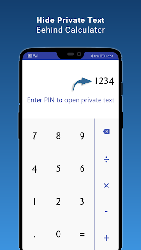 Calculator Pro+ - Private SMS - Image screenshot of android app