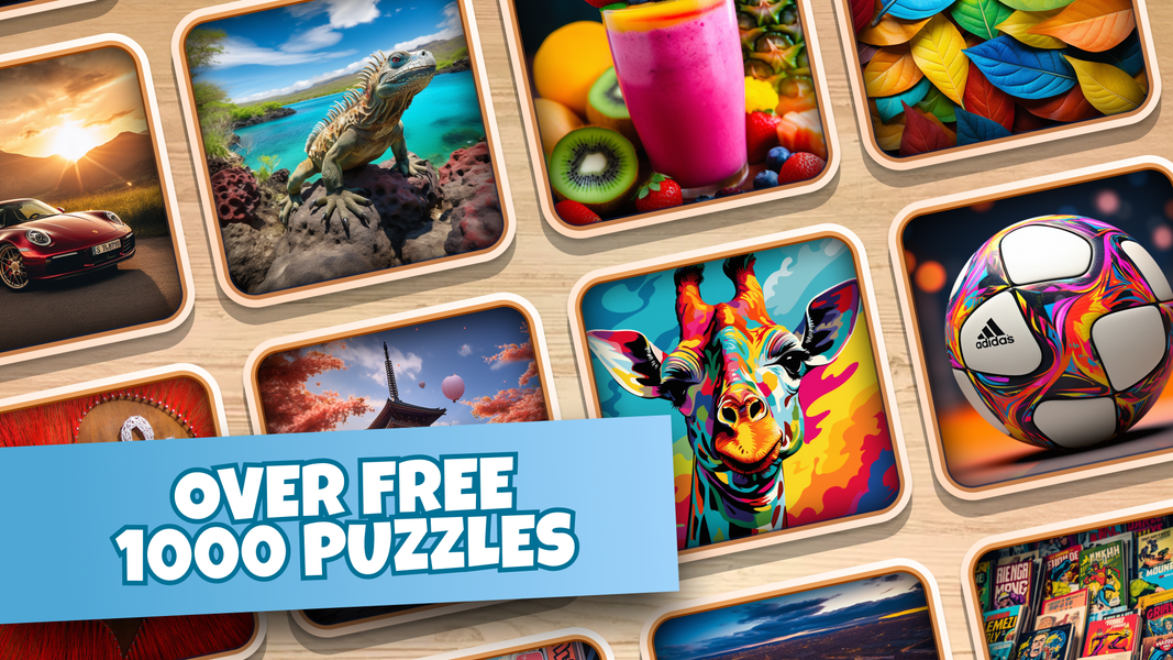 Jigsaw Puzzles HD ۵۰۰۰+ - عکس بازی موبایلی اندروید
