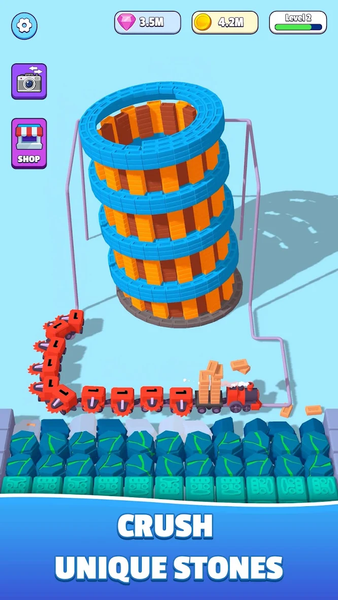 Train Miner: Idle Construction - عکس بازی موبایلی اندروید