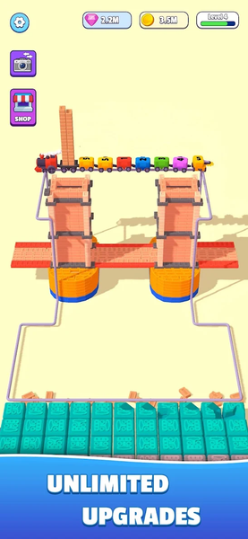 Train Miner: Idle Construction - عکس بازی موبایلی اندروید