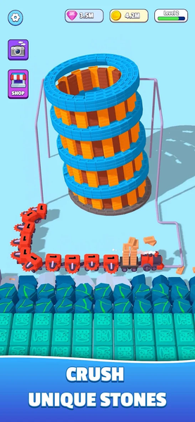 Train Miner: Idle Construction - عکس بازی موبایلی اندروید