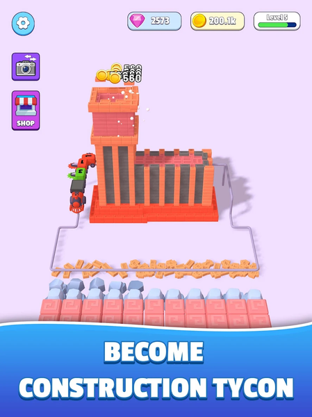 Train Miner: Idle Construction - عکس بازی موبایلی اندروید