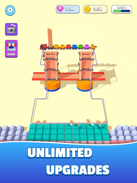 Train Miner: Idle Construction - عکس بازی موبایلی اندروید